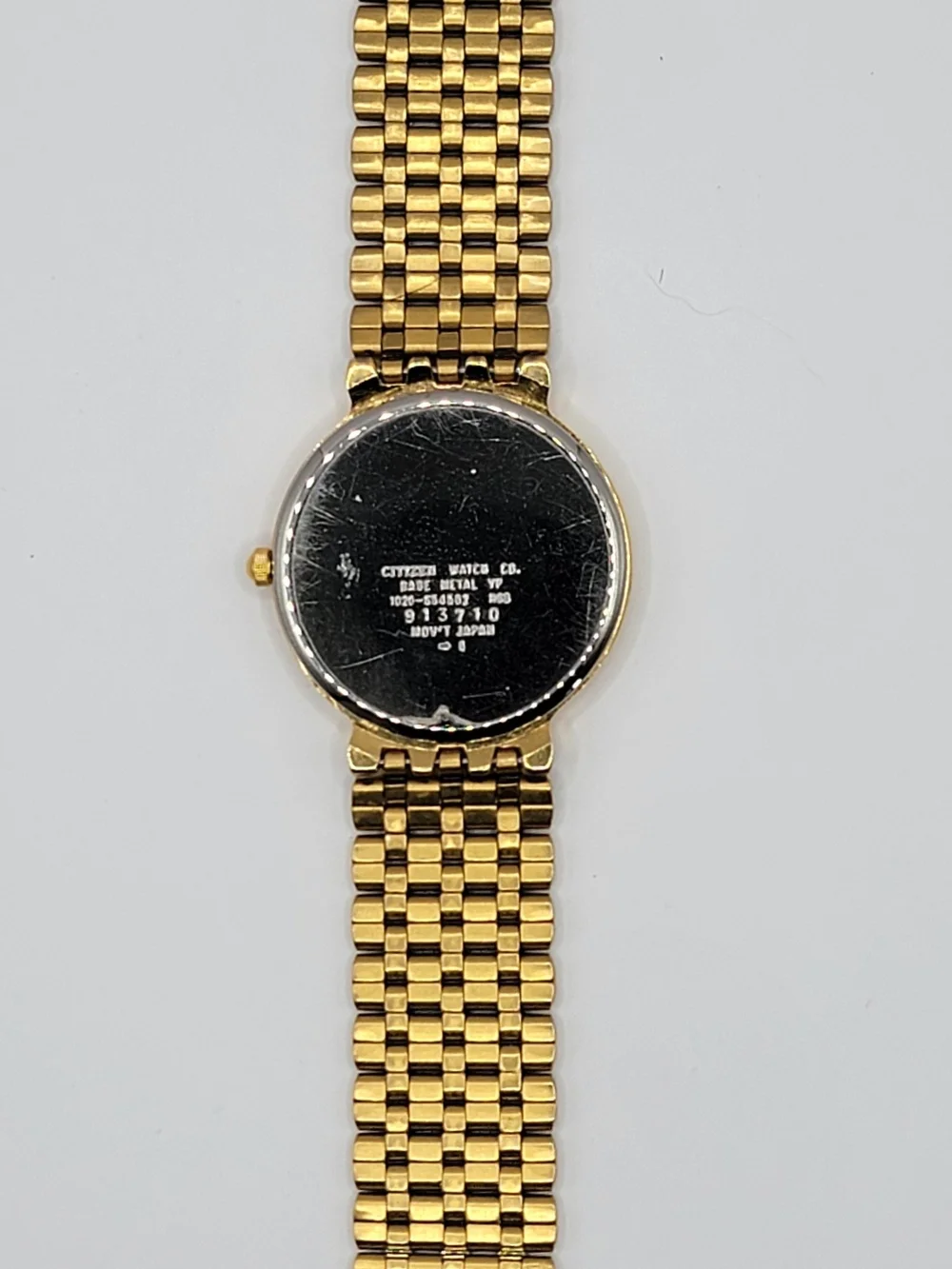 Vintage Classic Rare 1991 Mens Citizen Gold Plated Watch 1020-s54562 - Picture 3 of 6